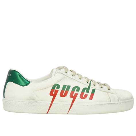 gucci mens white sneakers|classic gucci sneakers for men.